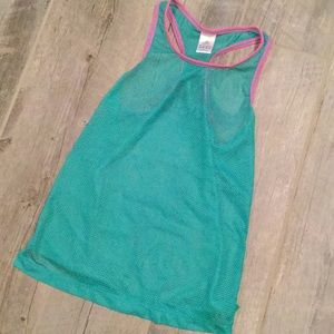 Adidas neon mesh Running tank top